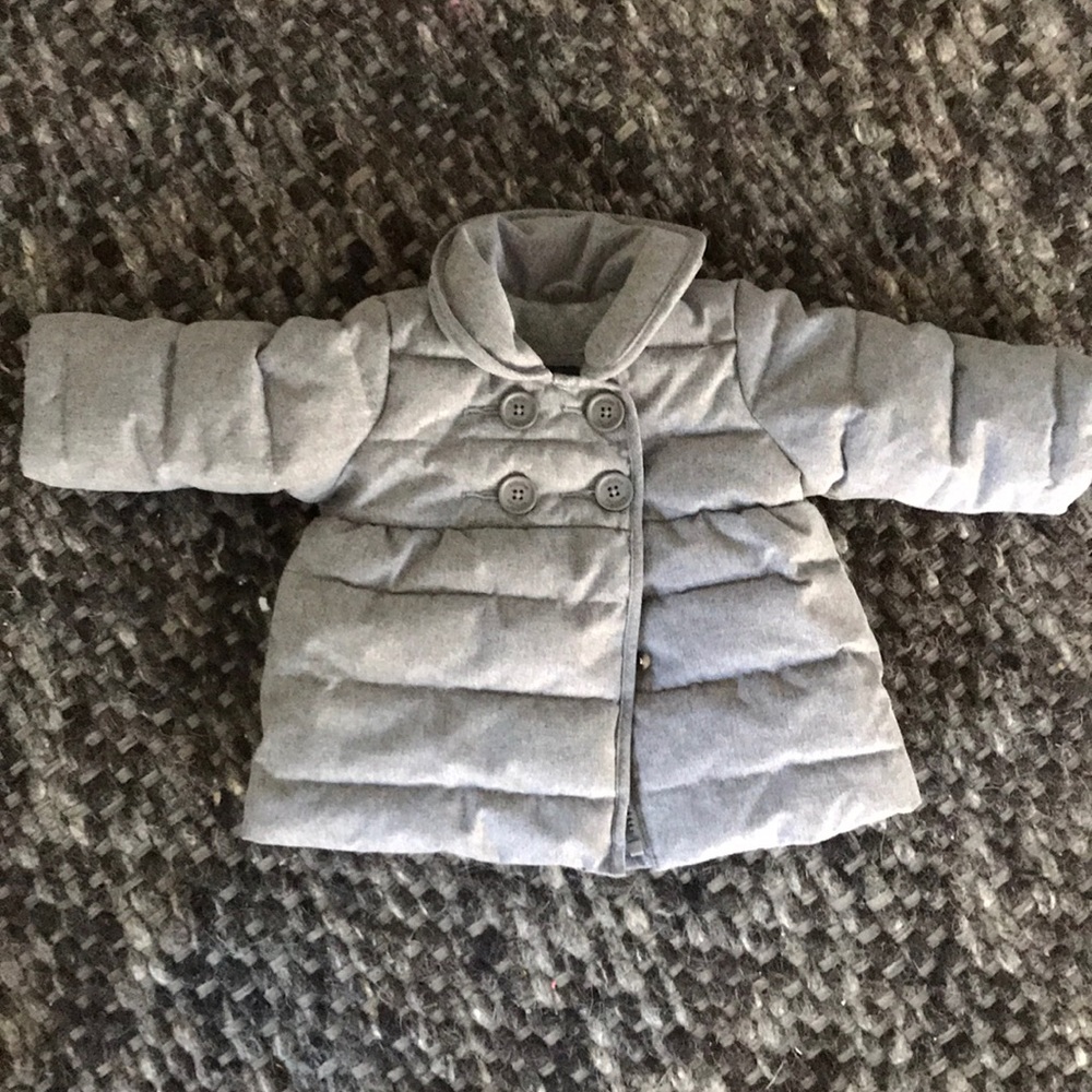 Baby Gap quilted cozy jacket 0-6 mo.